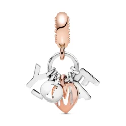 Pandora Charms<Charm Pendant Lettres Family (Famille) Moments