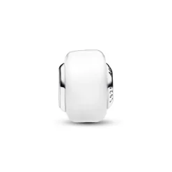Pandora Charms<Charm Pendant Mini Murano Blanc