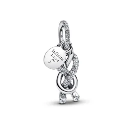 Pandora Charms<Charm Pendant Nœud de l'Infini Pavé