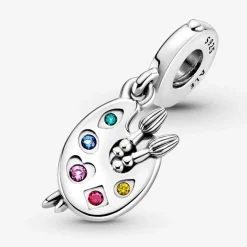 Pandora Charms<Charm Pendant Palette d'Artiste Passions - Argent