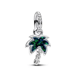 Pandora Charms<Charm Pendant Palmier Vert Opalescent