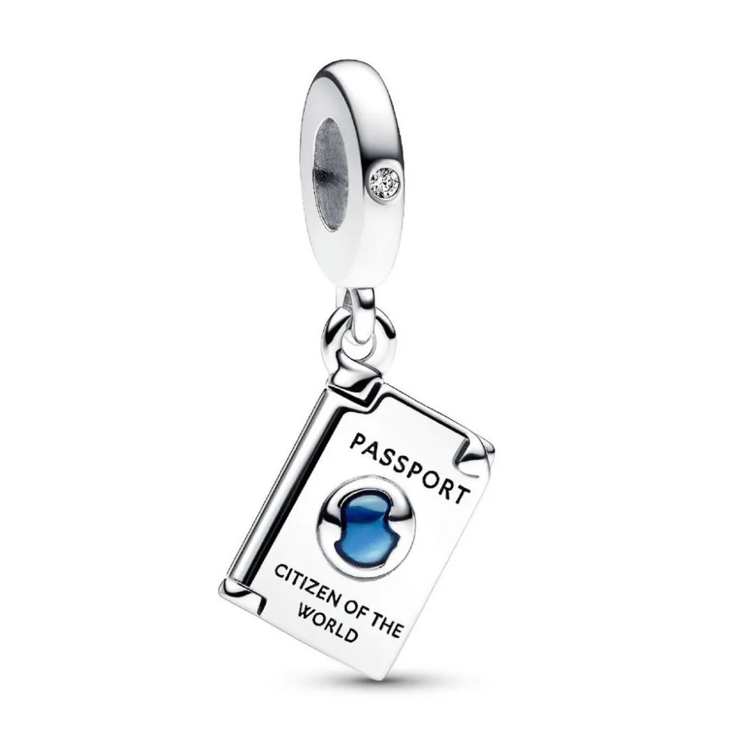 Pandora Charms<Charm Pendant Passeport Ouvrable