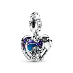 Pandora Charms<Charm Pendant Pixar Wall-E et Eve Luminescent