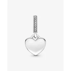 Pandora Charms<Charm Pendant Plaque Cœur Gravable Argent 925/1000e