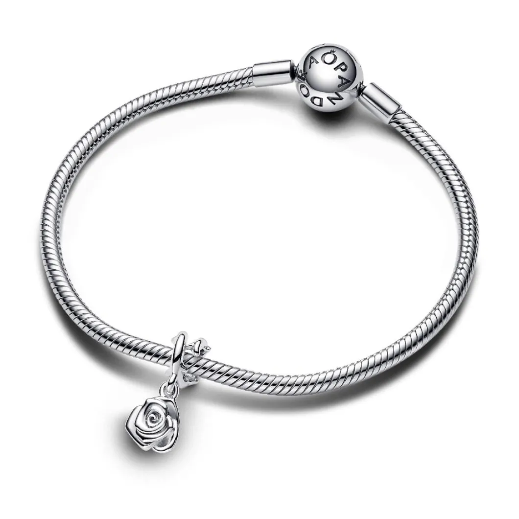 Pandora Charms<Charm Pendant Rose Épanouie