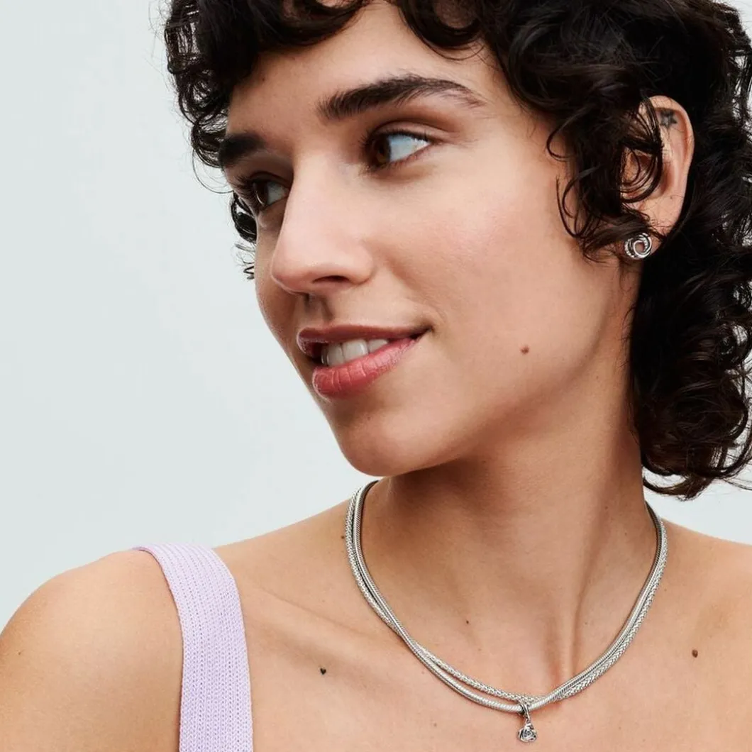 Pandora Charms<Charm Pendant Rose Épanouie