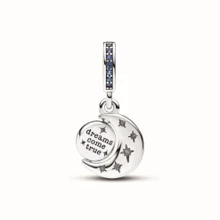 Pandora Charms<Charm Pendant Rotatif Lune Scintillante - Moments
