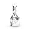 Pandora Charms<Charm Pendant Sac Shopping Moments - Argent