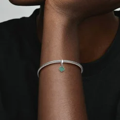 Pandora Charms<Charm Pendant Trèfle à Quatre Feuilles
