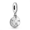 Pandora Charms<Charm Pendant Trèfle à Quatre Feuilles Moments - Argent
