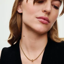 Pandora Charms<Charm Pendant Triple Cercle de l'Éternité Perle de Culture d’Eau Douce Traitée