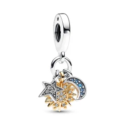 Pandora Charms<Charm Pendant Triple Céleste Bimatière