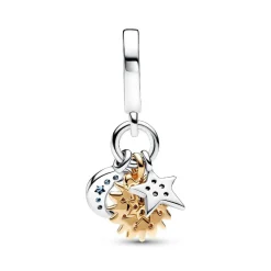 Pandora Charms<Charm Pendant Triple Céleste Bimatière