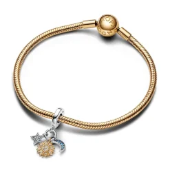 Pandora Charms<Charm Pendant Triple Céleste Bimatière