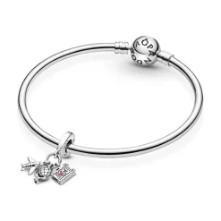 Pandora Charms<Charm Pendant Voyage Places - Argent