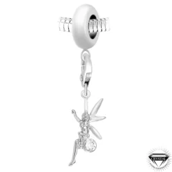 So Charm Bijoux Charms<Charm perle Fée orné de cristaux Swarovski par SC Crystal Paris®