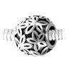 So Charm Bijoux Charms<Charm perle ornemental Fleurs acier par SC Crystal