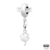 So Charm Bijoux Charms<Charm perle trèfle orné de cristaux Swarovski par SC Crystal Paris®