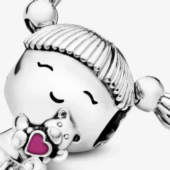 Pandora Charms<Charm Petite Fille Moments