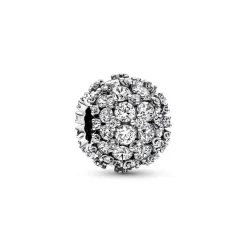 Pandora Charms<Charm Rond Pavé Scintillant - Timeless