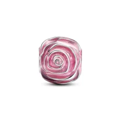 Pandora Charms<Charm Rose Épanouie Rose