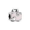 Pandora Charms<Charm Sac de Voyage Rose Moments