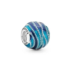 Pandora Charms<Charm Vague Bleue Moments