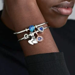 Pandora Charms<Charm Vague Bleue Moments