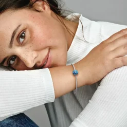 Pandora Charms<Charm Vague Bleue Moments