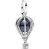 Pandora Charms<Charm Voyage Montgolfière Bleu Moments