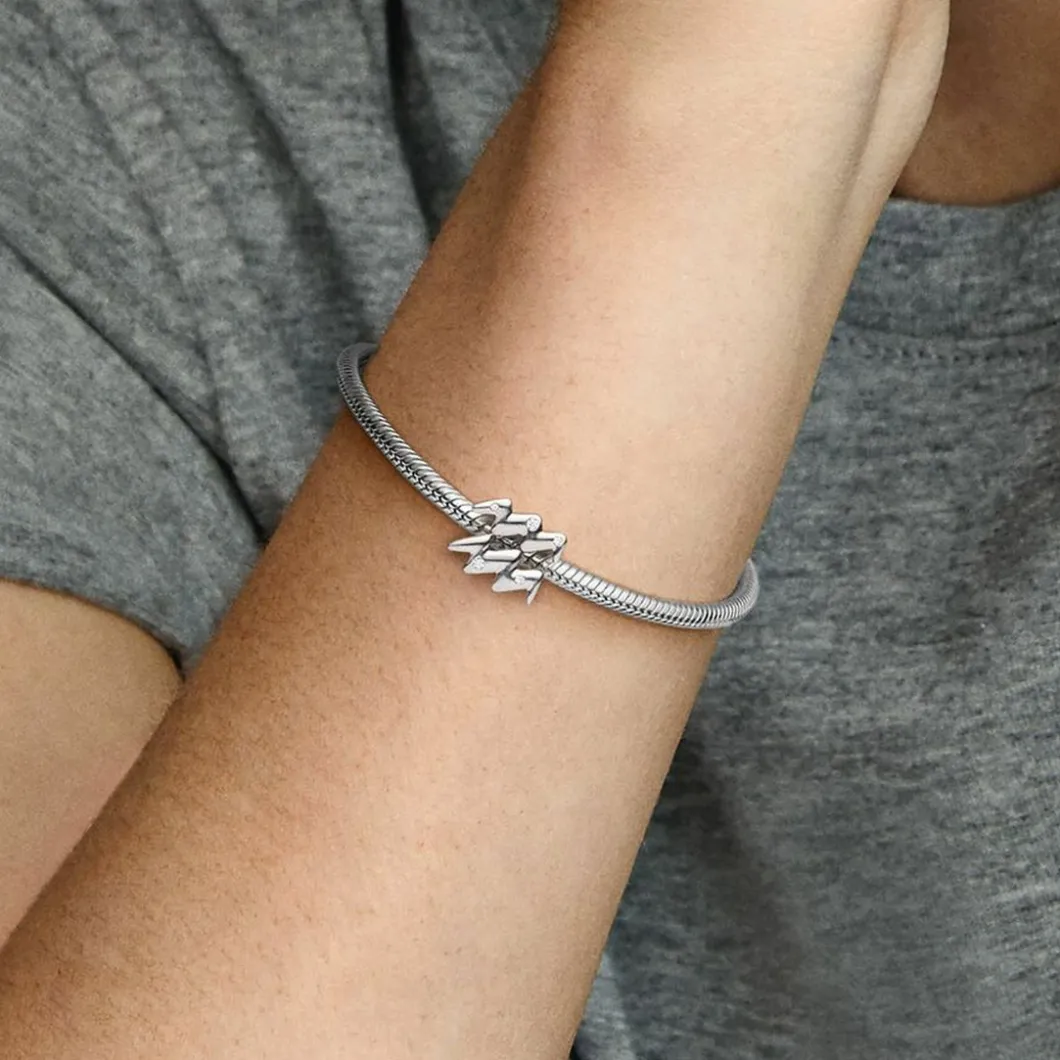 Pandora Charms<Charm Zodiaque Verseau Signe Astrologique - Argent