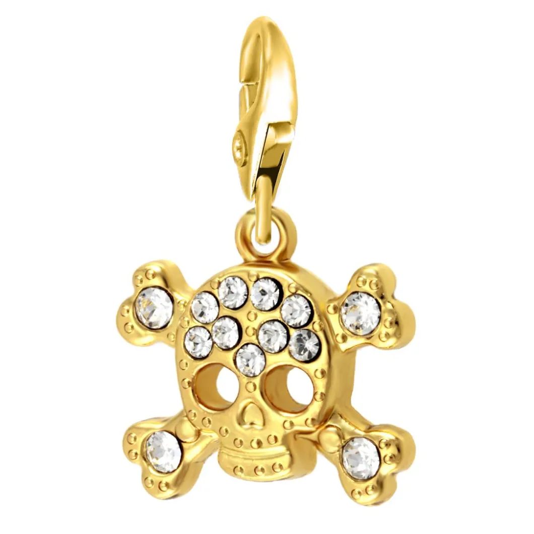 So Charm Bijoux Charms<Charms Et Perles So Charm - CH0120-DORE - Charm Tête De Mort Doré
