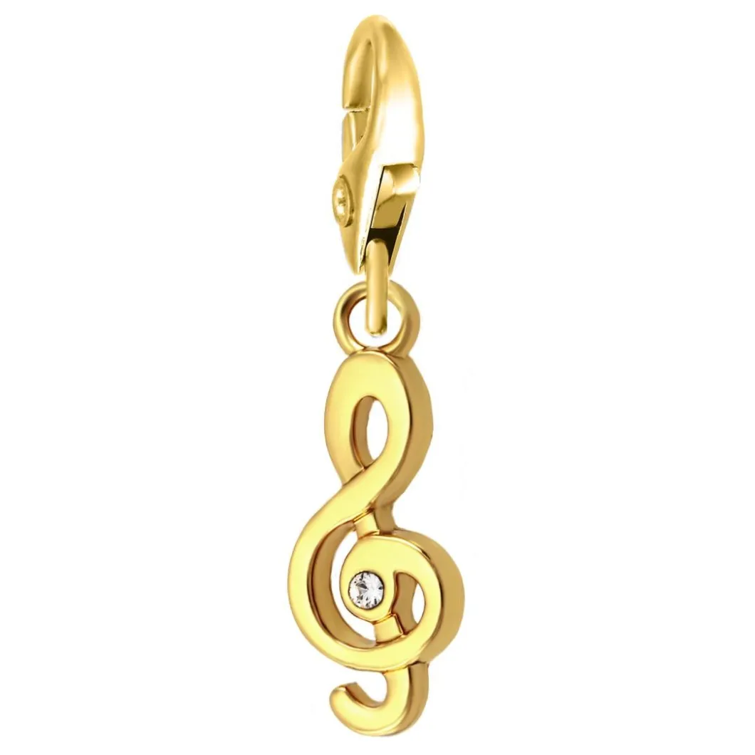 So Charm Bijoux Charms<Charms Et Perles So Charm - CH0148-DORE - Charm Clé De Sol Doré