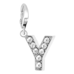 So Charm Bijoux Charms<Charms Et Perles So Charm - CH0038-ARGENT - Charm Lettre Y