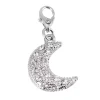 So Charm Bijoux Charms<Charms Et Perles So Charm - CH0178-ARGENT - Charm Lune Strass