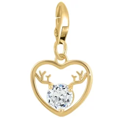 So Charm Bijoux Charms<Charms Et Perles So Charm - CH1293-DORE - Charm Coeur Argent