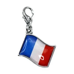So Charm Bijoux Charms<Charms Et Perles So Charm - CH1022-ARGENT - Charm Drapeau Français
