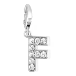 So Charm Bijoux Charms<Charms Et Perles So Charm - CH0019-ARGENT - Charm Lettre F