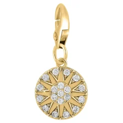 So Charm Bijoux Charms<Charms Et Perles So Charm - CH1286-DORE - Charm Soleil Argent