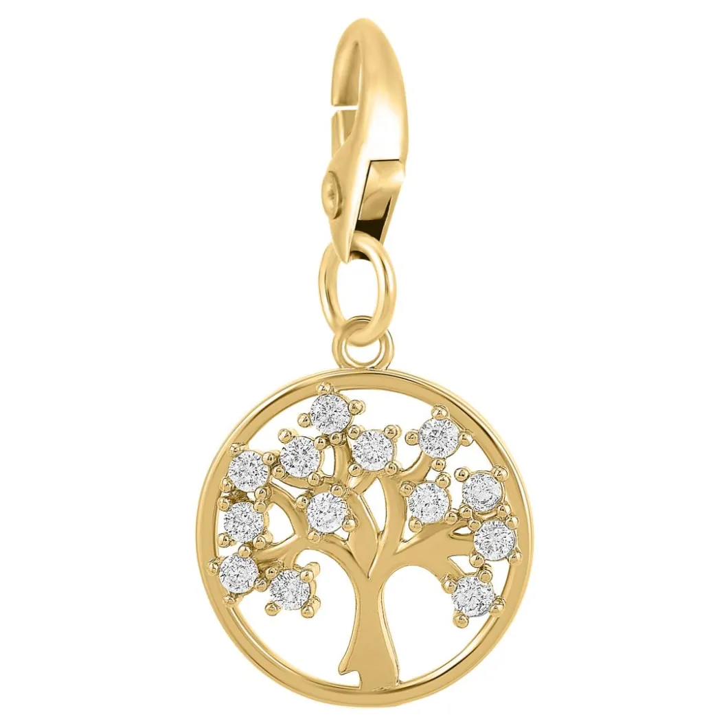 So Charm Bijoux Charms<Charms Et Perles So Charm - CH1284-DORE - Charm Arbre De Vie Argent