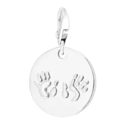 So Charm Bijoux Charms<Charms Et Perles So Charm - CH0110-ARGENT - Charm Mains D'Enfant