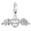 So Charm Bijoux Charms<Charms Et Perles So Charm - CH0166-ARGENT - Charm Coeur Ailé