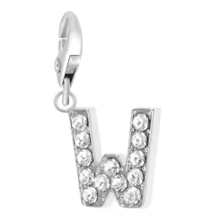 So Charm Bijoux Charms<Charms Et Perles So Charm - CH0036-ARGENT - Charm Lettre W