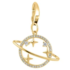 So Charm Bijoux Charms<Charms Et Perles So Charm - CH1285-DORE - Charm Saturne Doré
