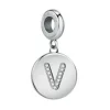 Morellato Charms<Charms et perles Lettre V SCZ1171 en Acier Argenté