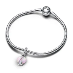 Pandora Charms<Charms Rose Femme Moments