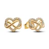 Pandora Boucles D'Oreilles<Clous d’Oreilles Cœur de l’Infini Scintillant