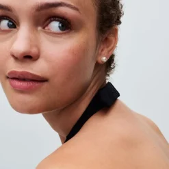 Pandora Boucles D'Oreilles<Clous d'oreilles femme en argent sterling avec perle Timeless 293169C01