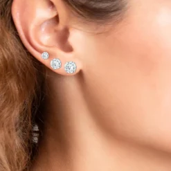 So Charm Bijoux Boucles D'Oreilles<Clous D'Oreilles So Charm - B4176-ARGENT - Boucles D'Oreilles Argentées