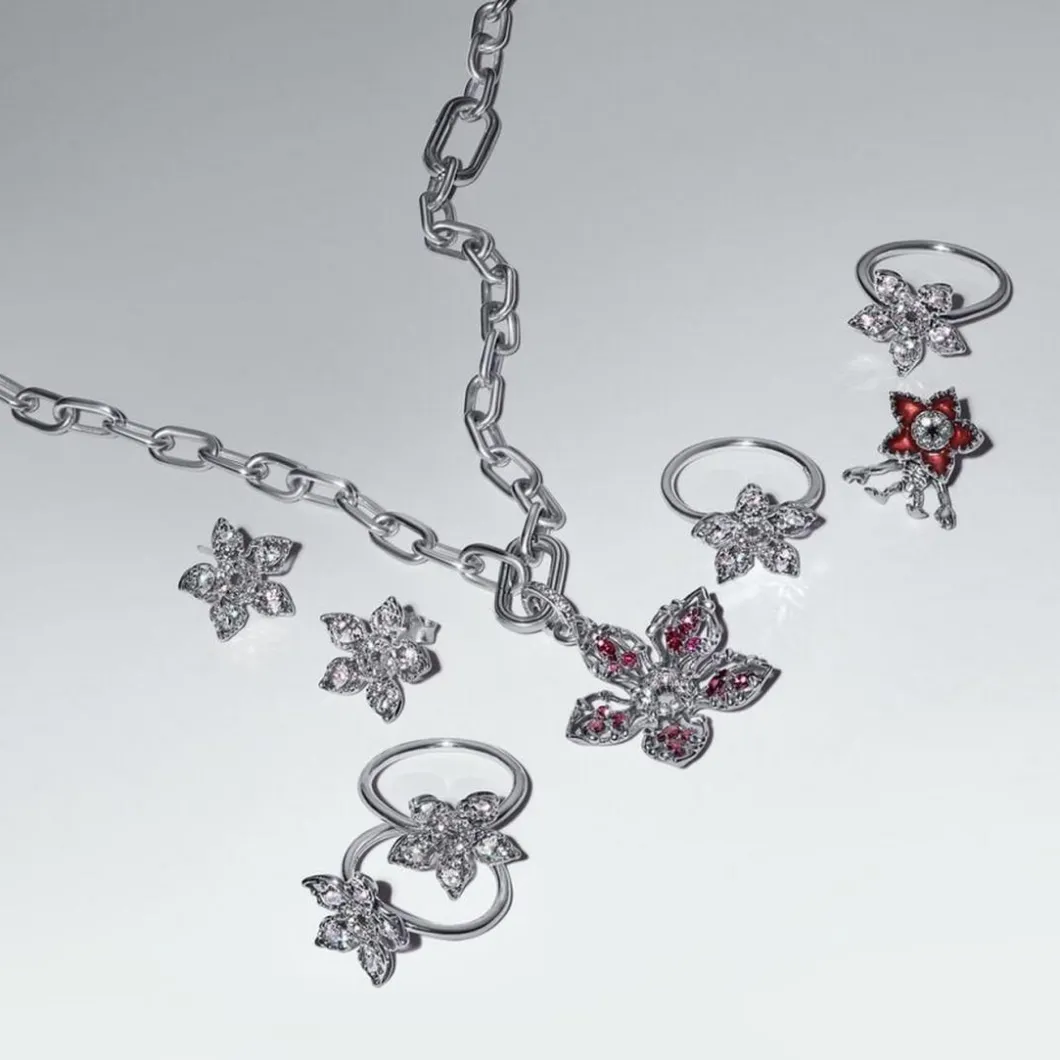 Pandora Boucles D'Oreilles<Clous d’Oreilles Stranger Things Démogorgon